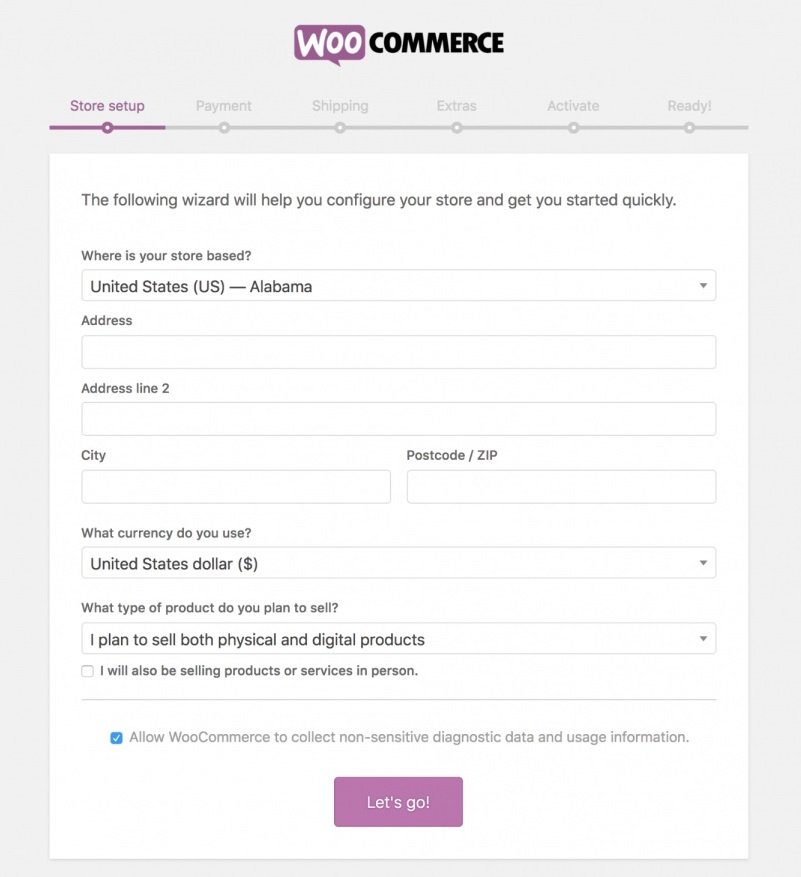 تفاصيل المتجر الإلكتروني على منصة WooCommerce 