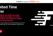 الدليل الشامل من اجل الإستفادة من رصيد مجاني يصل ل1500$ في إعلانات تيك توك ادس